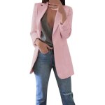 Blazer veste de costume sportive à col rabattu pour femme - 2023 mode - rose - tissu respirant confortable ... Blazer veste de costume sportive à col rabattu pour femme - 2023 mode - rose - tissu respirant confortable ...