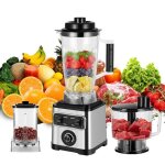 Blender - prumya - 3 en 1 - 6600w - 3l - 15 vitesses - sans bpa Blender - prumya - 3 en 1 - 6600w - 3l - 15 vitesses - sans bpa