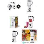Bol mixeur blender - blanc - 800 w - 15 l - 2 vitesses - blanc noir Bol mixeur blender - blanc - 800 w - 15 l - 2 vitesses - blanc noir