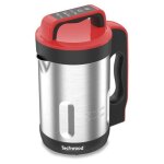 Blender chauffant - techwood - tsm - 1655 - 1. 6l - 1000w - rouge - 6 programmes culinaires Blender chauffant - techwood - tsm - 1655 - 1. 6l - 1000w - rouge - 6 programmes culinaires