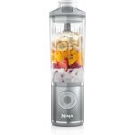 Blender portable ninja blast max - bc251euld - bol 530 ml - autonomie 2h - sans fil - sans bpa - argent ...