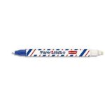Blister de 6 effaceurs r��criveurs encre bleue pointe 1 mm
