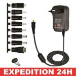 Bloc dalimentation - universel - multifonction - 100 - 240v - 3v  12v - max 2a (30w)