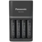 Chargeur de bloc de batterie nimh avec accus panasonic smart & quick bq - cc55 + 4x eneloop pro aa