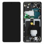 Bloc complet galaxy s21 ultra �cran lcd vitre tactile original samsung noir