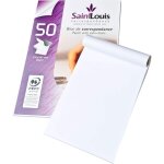 Bloc de correspondance - papier � lettres - a4 - blanc - 50 feuilles - courrier - gpv