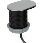 Bloc gliss encastrable 16a + usb a + c inox - otio