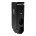 Bloc multiprise gekko clipsable - 2 prises + 2 ports usb - noir - otio