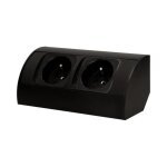 Bloc multiprise - orno - 3500 watts - couleur noir - aluminium et plastique - intrieur