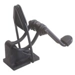 Bloc volet standard noir - monin - 152060 - bras simple - bras allong - contre plaque inclus