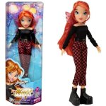 Poupée de mode - winx club - bloom - 23 cm - ailes amovibles - noir - rouge Poupée de mode - winx club - bloom - 23 cm - ailes amovibles - noir - rouge