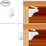 Bloque - tiroir / placard pour bb / enfant - onever - 10 verrous adhsifs et 2 clef magntique - scurit ...