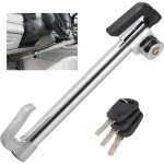 Bloque volant haute s�curit� canne antivol voiture r�tractable pour antivol camping car avec 3 cl�s