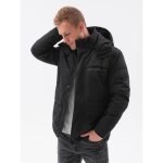 Blouson automne - hiver - ombre - pour homme - noir Blouson automne - hiver - ombre - pour homme - noir