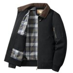 Blouson aviateur homme bomber en coton veste zippee printemps et automne couleur unie tissu confortable ... Blouson aviateur homme bomber en coton veste zippee printemps et automne couleur unie tissu confortable ...