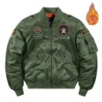 Blouson bomber homme hiver doublée polaire col officier manches longues bord côtes chaud imprimé - vert ... Blouson bomber homme hiver doublée polaire col officier manches longues bord côtes chaud imprimé - vert ...