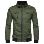 Blouson bombers veste homme pur coton coupe slim manteau décontracté printemps automne xs - xxl Blouson bombers veste homme pur coton coupe slim manteau décontracté printemps automne xs - xxl