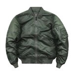 Blouson bomber veste mi saison homme couleur unie casual veste zippee col montant pour printemps et automne ... Blouson bomber veste mi saison homme couleur unie casual veste zippee col montant pour printemps et automne ...