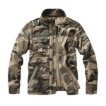 Blouson camouflage - militaire multi - poches cargo homme en coton col montant haute qualit� - insfity ...