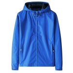 Blouson coupe - vent pour homme à capuche léger - bleu - insfity - multisport Blouson coupe - vent pour homme à capuche léger - bleu - insfity - multisport
