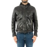Blouson en cuir daytona bishop black l - daytona - homme - noir