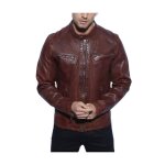 Blouson en cuir daytona homme ref 54130 bison Blouson en cuir daytona homme ref 54130 bison