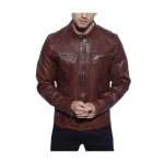 Blouson en cuir daytona homme ref 54130 bison Blouson en cuir daytona homme ref 54130 bison