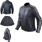Blouson cuir femme moto protections ce veste vintage thermique 2xl blanc