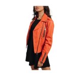 Blouson en cuir femme redskins jutta ref 55800 orange