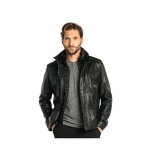 Blouson en cuir homme daytona ref 58471 noir