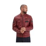 Blouson en cuir homme daytona ref 61168 rouge