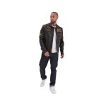 Blouson en cuir homme daytona ref 61279 noir Blouson en cuir homme daytona ref 61279 noir