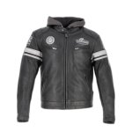 Blouson cuir moto helstons riposte - noir - 4xl Blouson cuir moto helstons riposte - noir - 4xl
