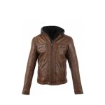 Blouson en cuir oakwood ref 44562 drink 0502 marron
