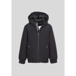 Blouson enfant kaporal moyer noir  capuche avec visire et poches zippes