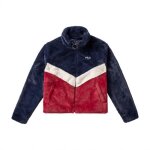 Blouson femme fila perfecto bomber sweat lourd charmaine 687225 bleu blanc rouge