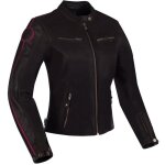 Blouson femme segura devon - noir / bordeaux - 40