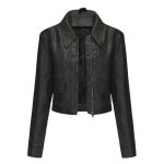 Blouson femme simili cuir mi saison casual veste courte regular fit couleur unie printemps et automne ... Blouson femme simili cuir mi saison casual veste courte regular fit couleur unie printemps et automne ...