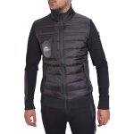 Blouson homme helvetica sete2 - noir - col montant - fermeture  zip - 3 poches extrieures