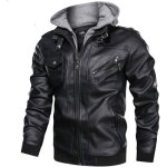 Blouson homme grande taille - marque luxe - col officier - chaud et pais