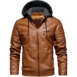 Blouson homme cuir moto veste hiver parka marque luxe doublure casual jacket leather Blouson homme cuir moto veste hiver parka marque luxe doublure casual jacket leather