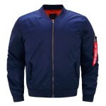 Blouson hommegrande taille blousons de moto homme printemps automne avec zipp�ebombers homme americaine ...