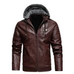 Blouson homme hiver simili cuir doublée polaire a capuche amovible manches longues chaud - insfity - ... Blouson homme hiver simili cuir doublée polaire a capuche amovible manches longues chaud - insfity - ...