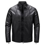 Blouson homme hiver simili cuir doublée polaire casual veste zippee chaude epaisse col montant couleur ... Blouson homme hiver simili cuir doublée polaire casual veste zippee chaude epaisse col montant couleur ...