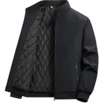 Blouson homme insfity - doubl polaire - col montant - manches longues - noir