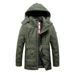 Blouson homme - insfity - doublé polaire epais - capuche amovible - vert Blouson homme - insfity - doublé polaire epais - capuche amovible - vert