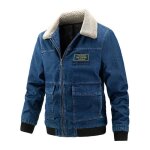 Blouson homme en jeans epais chaud - insfity - hiver