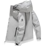 Blouson homme léger capuche mi saison veste zippee imperméable couleur unie pour printemps et automne ... Blouson homme léger capuche mi saison veste zippee imperméable couleur unie pour printemps et automne ...