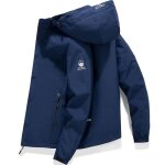 Blouson homme léger capuche mi saison veste zippee imperméable - insfity - printemps / Été - bleu Blouson homme léger capuche mi saison veste zippee imperméable - insfity - printemps / Été - bleu
