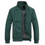 Blouson hommes l�ger �t� coupe - vent transition bomber manteau masculin vert fbc77g7